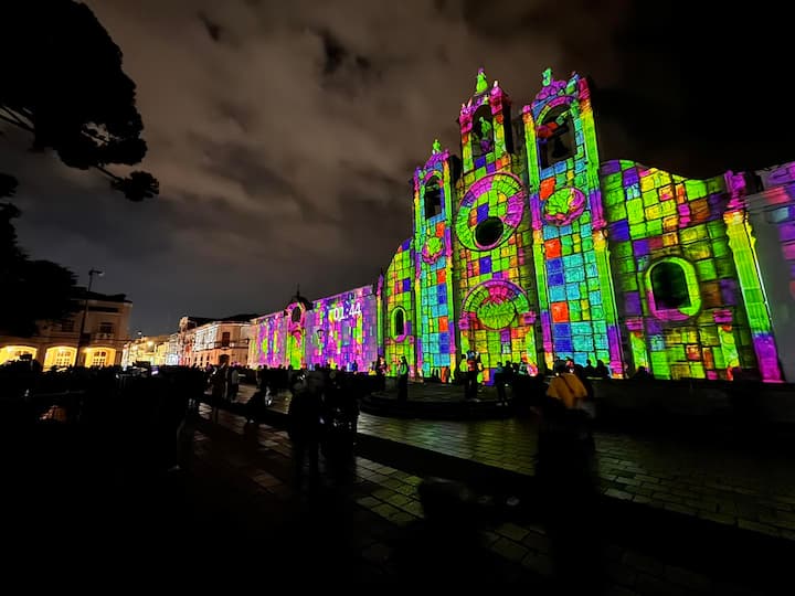 El mapping de Riobamba quedó impregnado en la retina de la gente y reflejó un hecho histórico del Ecuador