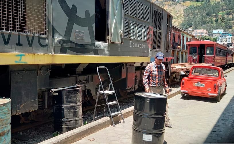 Alausí unido para poner andar el tren