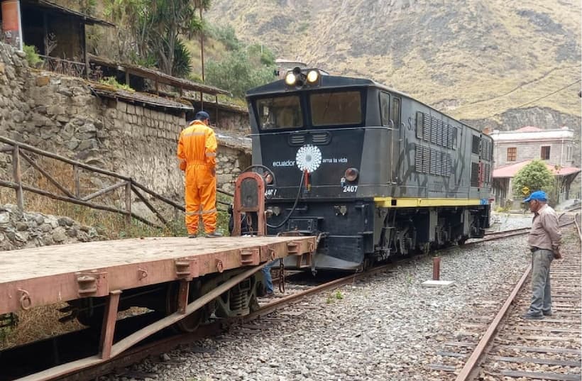 Alausí unido para poner andar el tren