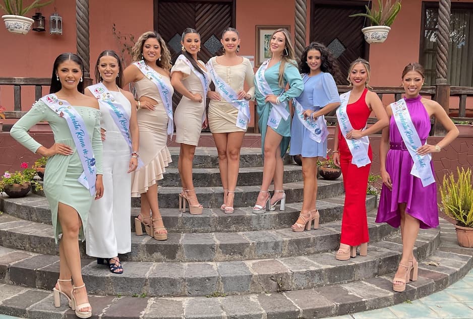 Nueve aspirantes a Reina de Ambato 2025; la previa de la elección es un sorbo de la Fiesta de las Flores y las Frutas