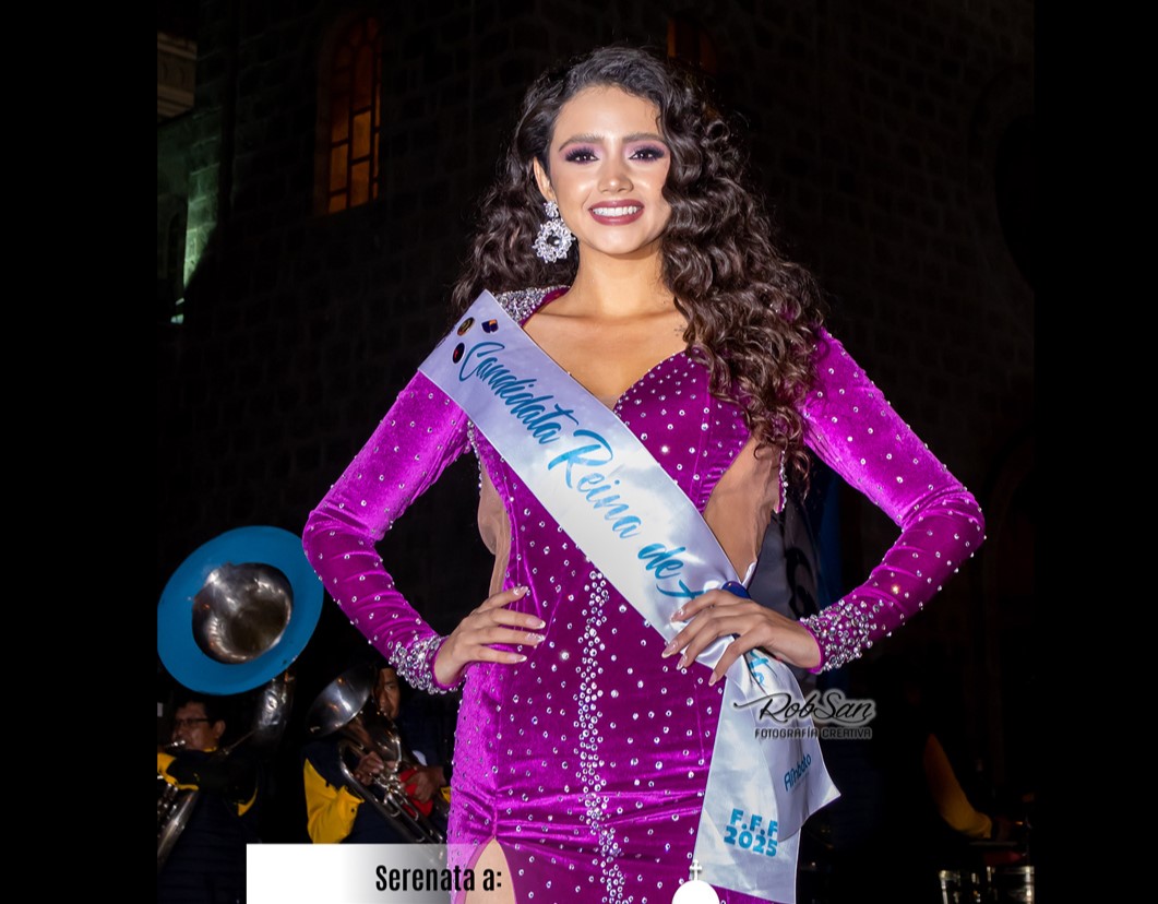 Candidata a Reina de Ambato 2025